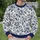 Navy Botanical Blooms for Elegant Everyday Styling and Relaxed Weekend Outings for Her All-over Print Knitted Sweater - 6