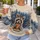 Raccoon Sipping Cocoa in a Snowy Forest for Cozy Winter Days and Relaxed Weekends All-over Print Knitted Sweater - 5