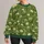 Green Dandelion Leaves for Botanical Garden Style and Nature Lovers All-over Print Knitted Sweater - 1