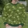 Green Dandelion Leaves for Botanical Garden Style and Nature Lovers All-over Print Knitted Sweater - 6