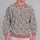Blush-Bowed Fawn Heads for Cozy Woodland Casual Style and Whimsical Everyday Wear for Women All-over Print Knitted Sweater - 2