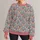 Blush-Bowed Fawn Heads for Cozy Woodland Casual Style and Whimsical Everyday Wear for Women All-over Print Knitted Sweater - 1