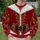 Red Faux Fur And Laced Holiday Outfit For Christmas Parties And Festive Gatherings All-over Print Knitted Sweater - 6
