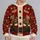 Santa Workshop Teddy Bear Gifts for Christmas Parties and Festive Family Celebrations All-over Print Knitted Sweater - 2