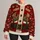 Santa Workshop Teddy Bear Gifts for Christmas Parties and Festive Family Celebrations All-over Print Knitted Sweater - 1