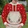 Red Holiday Apron Costume with Holly and Snowflakes for Christmas Parties and Gatherings All-over Print Knitted Sweater - 6