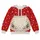 Red Holiday Apron Costume with Holly and Snowflakes for Christmas Parties and Gatherings All-over Print Knitted Sweater - 4