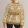 Ivory Angel Wings And Gold Robe Details For Christmas Parties And Holiday Events All-over Print Knitted Sweater - 1