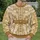Ivory Angel Wings And Gold Robe Details For Christmas Parties And Holiday Events All-over Print Knitted Sweater - 6