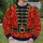 Red Toy Soldier Uniform Details for Christmas Parties and Festive Holiday Celebrations All-over Print Knitted Sweater - 6