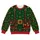 Green Elf Toymaker Costume Details for Christmas Parties and Holiday Celebrations All-over Print Knitted Sweater - 4