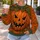 Halloween celebration Carved Pumpkin Face and Autumn Vines for Halloween Parties and Fall All-over Print Knitted Sweater - 5