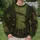 Stitched Green Monster Jacket Look for Halloween Parties and Spooky Costume Nights All-over Print Knitted Sweater - 6