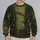 Stitched Green Monster Jacket Look for Halloween Parties and Spooky Costume Nights All-over Print Knitted Sweater - 2