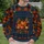 Autumn Pumpkin Patch Harvest Scene For Thanksgiving Gatherings And Fall Festival Wear All-over Print Knitted Sweater - 6