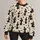 Witch Hat Black Cats And Bats For Cozy Halloween Season Celebrations All-over Print Knitted Sweater - 1