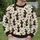 Witch Hat Black Cats And Bats For Cozy Halloween Season Celebrations All-over Print Knitted Sweater - 6