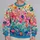 Vibrant Wildflower Garden for Colorful Autumn Outings and Everyday Women's Style Wear All-over Print Knitted Sweater - 2