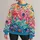 Vibrant Wildflower Garden for Colorful Autumn Outings and Everyday Women's Style Wear All-over Print Knitted Sweater - 1
