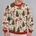 Vintage Santa and Tree Motifs for Cozy Christmas Celebrations and Festive Gatherings All-over Print Knitted Sweater - 2