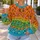 Colorful Folk Floral Blooms for Festive Autumn Outings and Everyday Bohemian Style All-over Print Knitted Sweater - 5