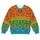 Colorful Folk Floral Blooms for Festive Autumn Outings and Everyday Bohemian Style All-over Print Knitted Sweater - 4