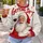 Sarcastic Santa Claus With Wine Glass for Grown-Up Holiday Gatherings and Parties All-over Print Knitted Sweater - 5