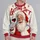 Sarcastic Santa Claus With Wine Glass for Grown-Up Holiday Gatherings and Parties All-over Print Knitted Sweater - 2