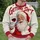 Sarcastic Santa Claus With Wine Glass for Grown-Up Holiday Gatherings and Parties All-over Print Knitted Sweater - 6