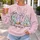 Easter Mama Bunny Lettering for Spring Celebrations and Cozy Family Moments Together All-over Print Knitted Sweater - 5