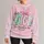 Pastel Easter Bunny Lettering for Spring Celebrations and Cozy Family Gatherings All-over Print Knitted Sweater - 1