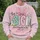 Pastel Easter Bunny Lettering for Spring Celebrations and Cozy Family Gatherings All-over Print Knitted Sweater - 6