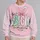 Pastel Easter Bunny Lettering for Spring Celebrations and Cozy Family Gatherings All-over Print Knitted Sweater - 2