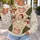Cute Christmas Trees, Santa And Cocoa for Merry Holiday Celebrations and Cozy Nights All-over Print Knitted Sweater - 5