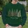 Evergreen Christmas Trees with Merry and Bright Holiday Cheer for Winter Celebrations All-over Print Knitted Sweater - 6