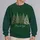 Evergreen Christmas Trees with Merry and Bright Holiday Cheer for Winter Celebrations All-over Print Knitted Sweater - 2