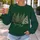 Evergreen Christmas Trees with Merry and Bright Holiday Cheer for Winter Celebrations All-over Print Knitted Sweater - 5