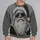 Vintage Santa Face With Sunglasses for Festive Christmas Gift Giving and Holiday Parties All-over Print Knitted Sweater - 2