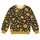 Yellow Floral Vine Motifs for Spring Garden Gatherings and Cozy Everyday Layering Looks All-over Print Knitted Sweater - 4
