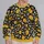 Yellow Floral Vine Motifs for Spring Garden Gatherings and Cozy Everyday Layering Looks All-over Print Knitted Sweater - 2