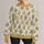 Botanical Arch Garden Florals for Spring Outings, Brunch, and Everyday Wear All-over Print Knitted Sweater - 1