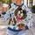 Playful Cartoon Dogs and Graffiti for Casual Weekend Style and Dog Lovers All-over Print Knitted Sweater - 5