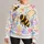 Pastel Bee And Heart Doodle Aesthetic For Sweet Springtime Casual Wear Lovers All-over Print Knitted Sweater - 1