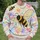 Pastel Bee And Heart Doodle Aesthetic For Sweet Springtime Casual Wear Lovers All-over Print Knitted Sweater - 6