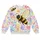 Pastel Bee And Heart Doodle Aesthetic For Sweet Springtime Casual Wear Lovers All-over Print Knitted Sweater - 4