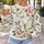 Ivory Butterflies and Blush Flowers for Spring Garden Style and Everyday Wear All-over Print Knitted Sweater - 5