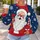 Santa Claus and Snowflakes for Christmas Parties and Cozy Holiday Family Celebrations All-over Print Knitted Sweater - 5