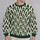 Snowman And Evergreen Christmas Motifs For Festive Holiday Gatherings All-over Print Knitted Sweater - 2