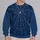 Navy Spiderweb with White Spider for Halloween Nights and Everyday Gothic Streetwear All-over Print Knitted Sweater - 2