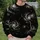 Monochrome Cosmic Nebula and Starfield for Everyday Stargazing, Men's Night Sky Style All-over Print Knitted Sweater - 6